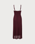 Women's Knitted Polyester Maxi Dresses - RIHOAS - 06