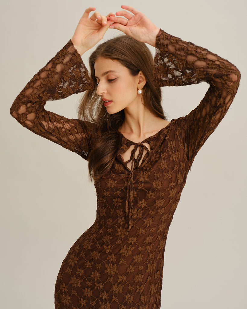 Women's Knitted Polyester Maxi Dresses Dresses - RIHOAS