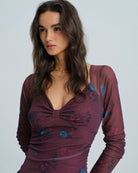 Women's Knitted Polyester Midi Dress Dresses - RIHOAS