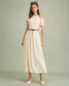 Women's  Knitted Polyester Midi Dress Dresses - RIHOAS