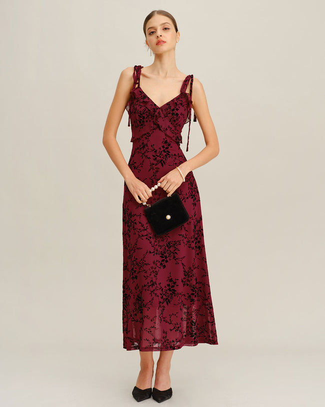 Women's Knitted Polyester Midi Dress Dresses - RIHOAS