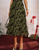Women's Knitted Polyester Midi Dress Dresses - RIHOAS