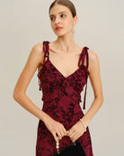 Women's Knitted Polyester Midi Dress Dresses - RIHOAS