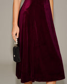 Women's Knitted Polyester Midi Dress Dresses - RIHOAS