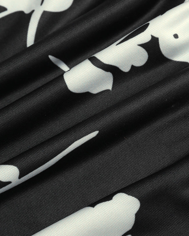 Women's Knitted Polyester Midi Dress Dresses - RIHOAS