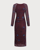 Women's Knitted Polyester Midi Dress Dresses - RIHOAS