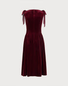 Women's Knitted Polyester Midi Dresses - RIHOAS - 06