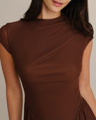 Women's Knitted Polyester Midi Dresses - RIHOAS - 01