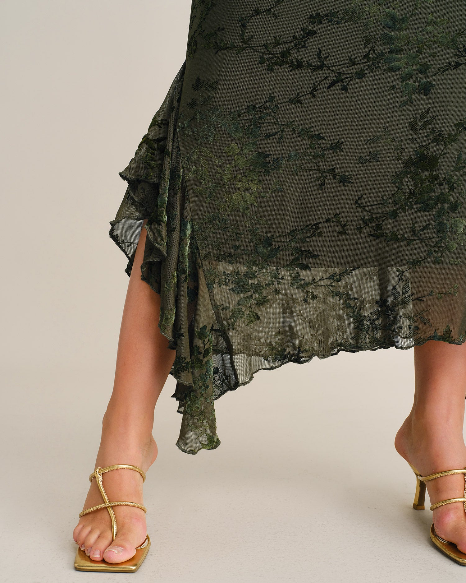 Women's Knitted Polyester Midi Dresses - RIHOAS - 03