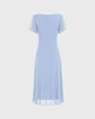 Women's Knitted Polyester Midi Dresses - RIHOAS - 26