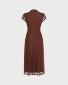 Women's Knitted Polyester Midi Dresses - RIHOAS