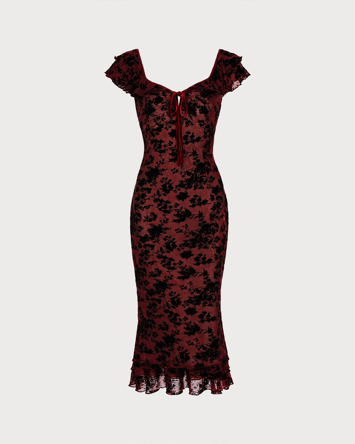 Women's Knitted Polyester Midi Dresses - RIHOAS