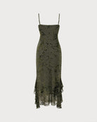 Women's Knitted Polyester Midi Dresses - RIHOAS