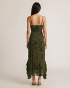 Women's Knitted Polyester Midi Dresses - RIHOAS - 04