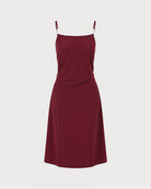 Women's Knitted Polyester Midi Dresses - RIHOAS