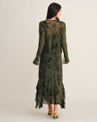 Women's Knitted Polyester Midi Dresses - RIHOAS - 05