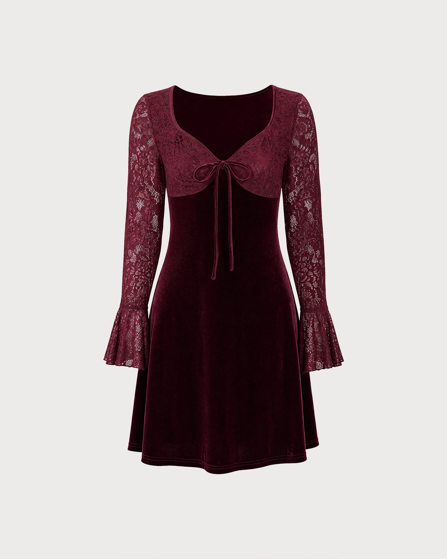 Women's Knitted Polyester Mini Dress - RIHOAS - 03