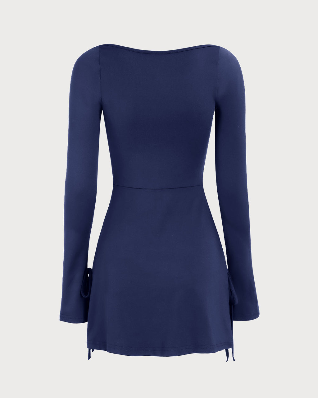 Women's Knitted Polyester Mini Dress Dresses - RIHOAS