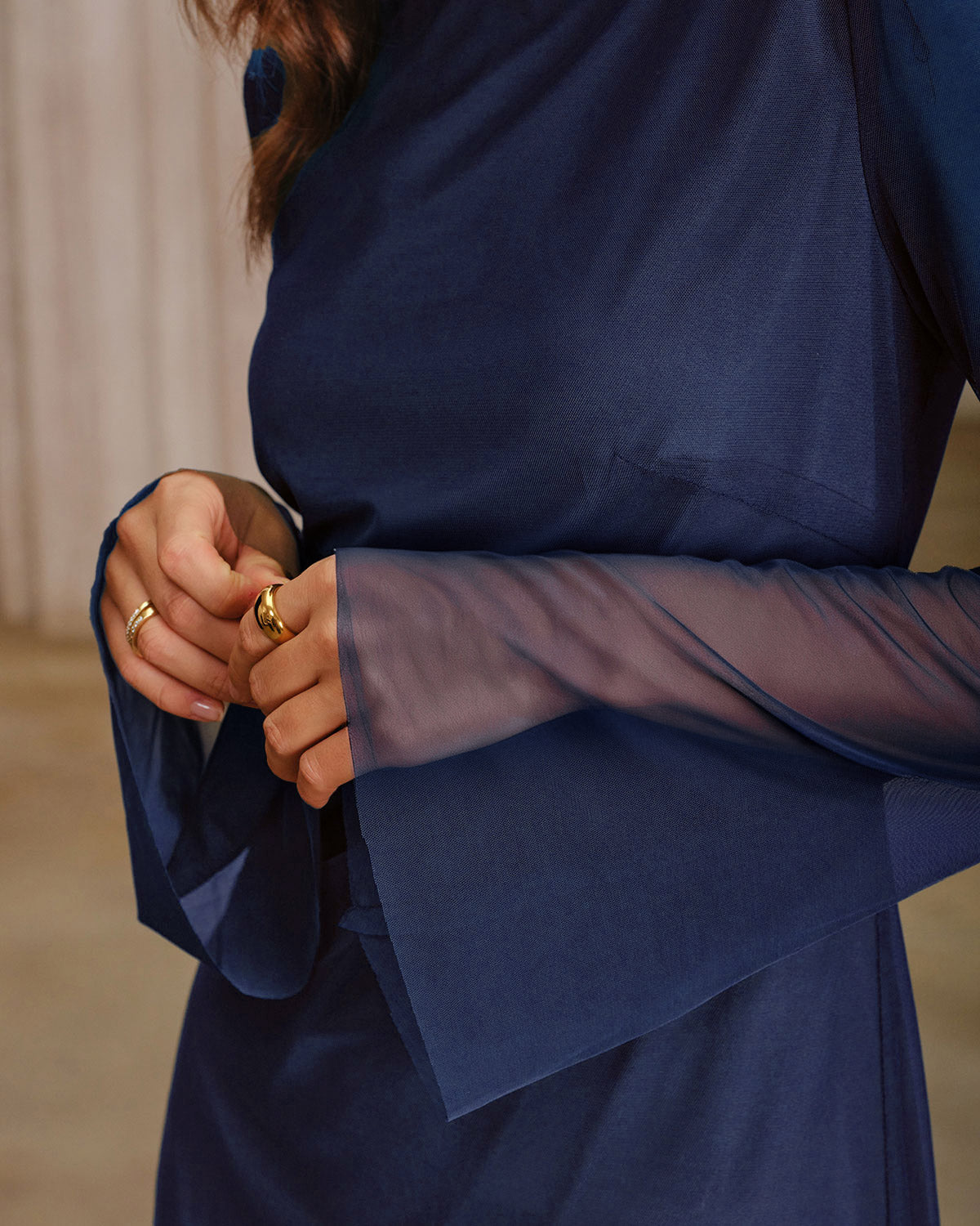 Women's Knitted Polyester Mini Dress Dresses - RIHOAS