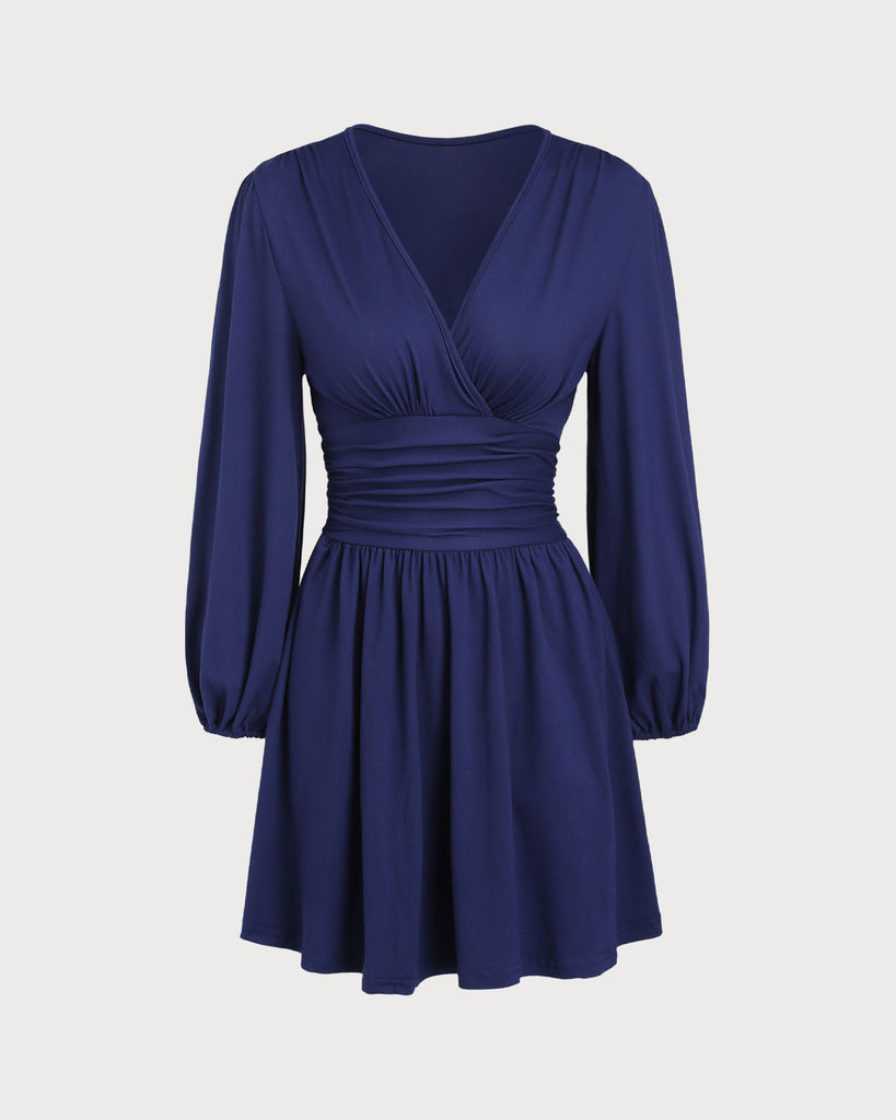 Women's Knitted Polyester Mini Dress Dresses - RIHOAS