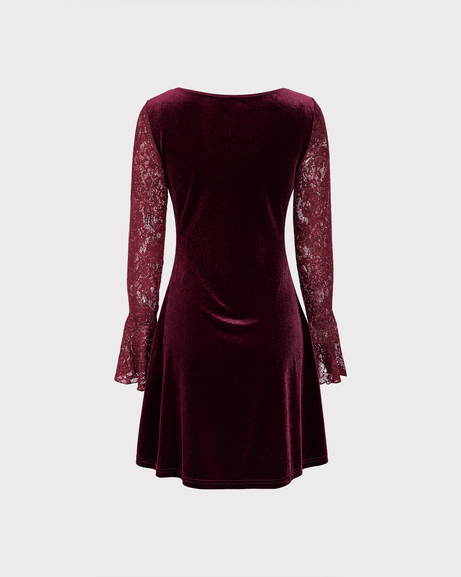 Women's Knitted Polyester Mini Dress - RIHOAS - 04