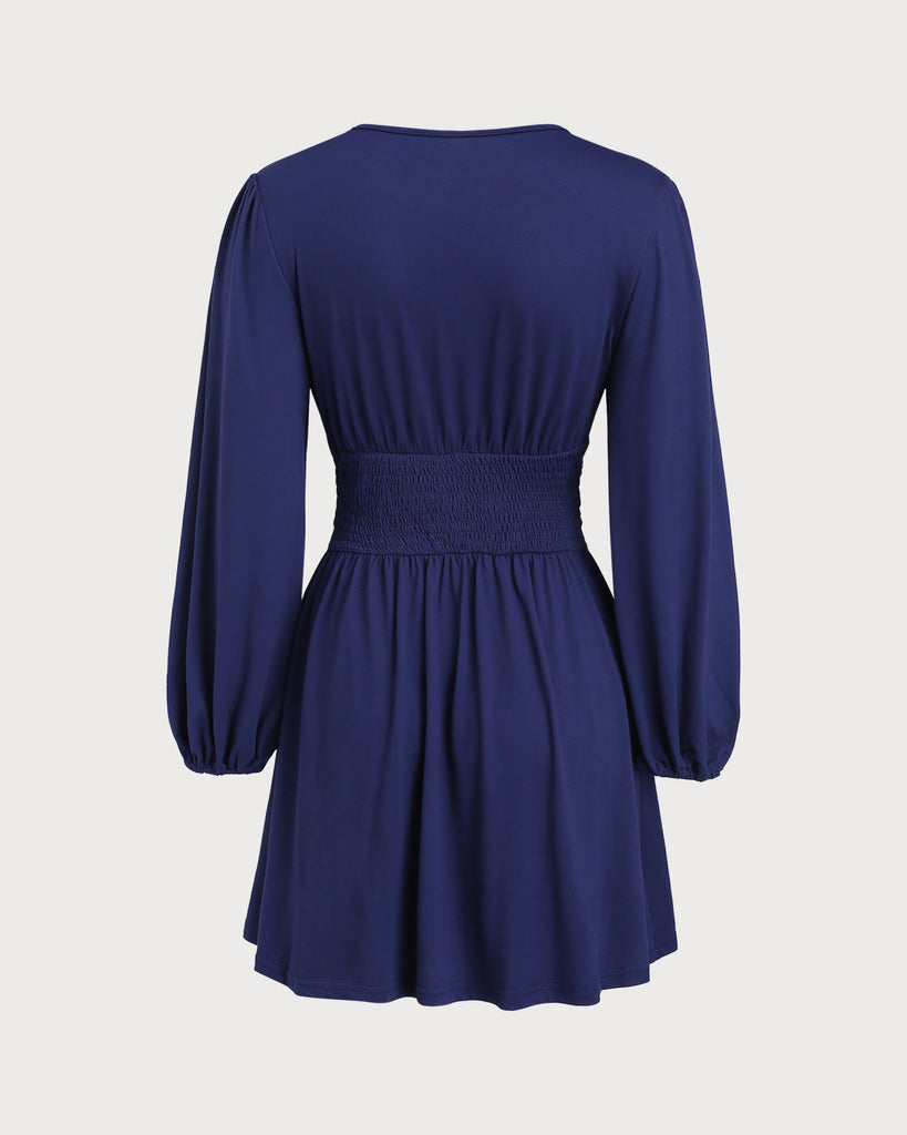 Women's Knitted Polyester Mini Dress Dresses - RIHOAS