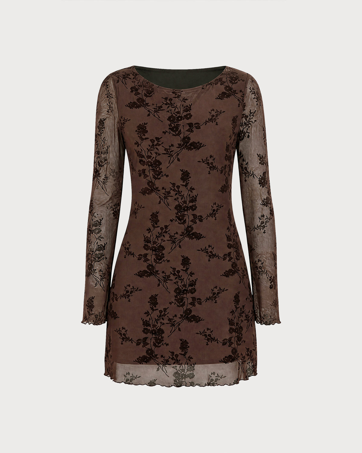 Women's Knitted Polyester Mini Dresses - RIHOAS
