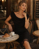 Women's Knitted Polyester Mini Dresses Dresses - RIHOAS