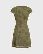 Women's Knitted Polyester Mini Dresses - RIHOAS