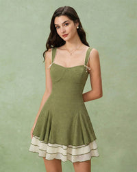 Women's Knitted Polyester Mini Dresses Dresses - RIHOAS
