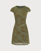 Women's Knitted Polyester Mini Dresses - RIHOAS