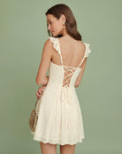 Women's Knitted Polyester Mini Dresses Dresses - RIHOAS
