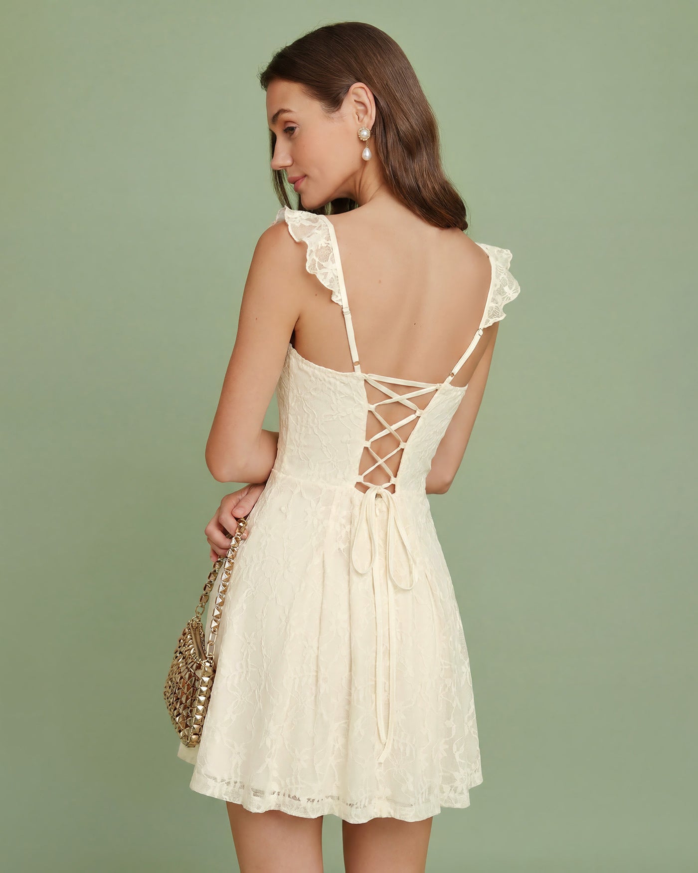Women's Knitted Polyester Mini Dresses Dresses - RIHOAS