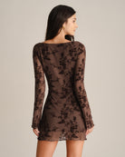Women's Knitted Polyester Mini Dresses - RIHOAS - 03