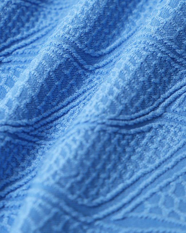 Women's Knitted Polyester One-Piece Swimsuit One-Pieces - RIHOAS