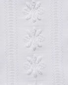 White Jacquard Triangle One Piece 05