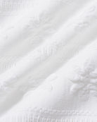 White Jacquard Triangle One Piece 04