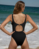 Women's Knitted Polyester One-Pieces One-Pieces - RIHOAS