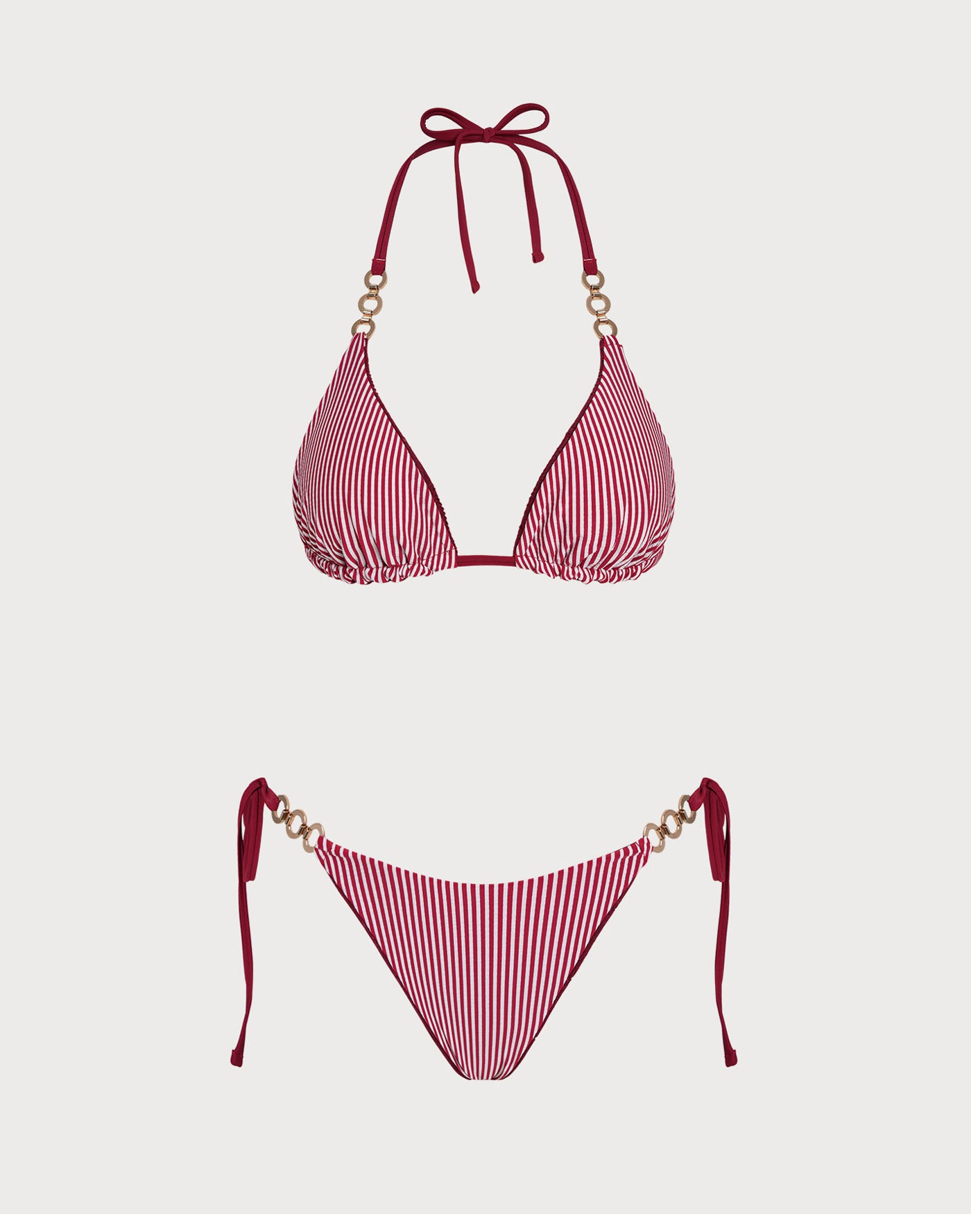 Women's Knitted Polyester Reversible Bikini Set Bikinis - RIHOAS