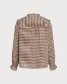 Women's Knitted Polyester Shirt Tops - RIHOAS