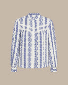Women's Knitted Polyester Shirt Tops - RIHOAS