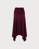 Women's Knitted Polyester Skirt - RIHOAS - 01