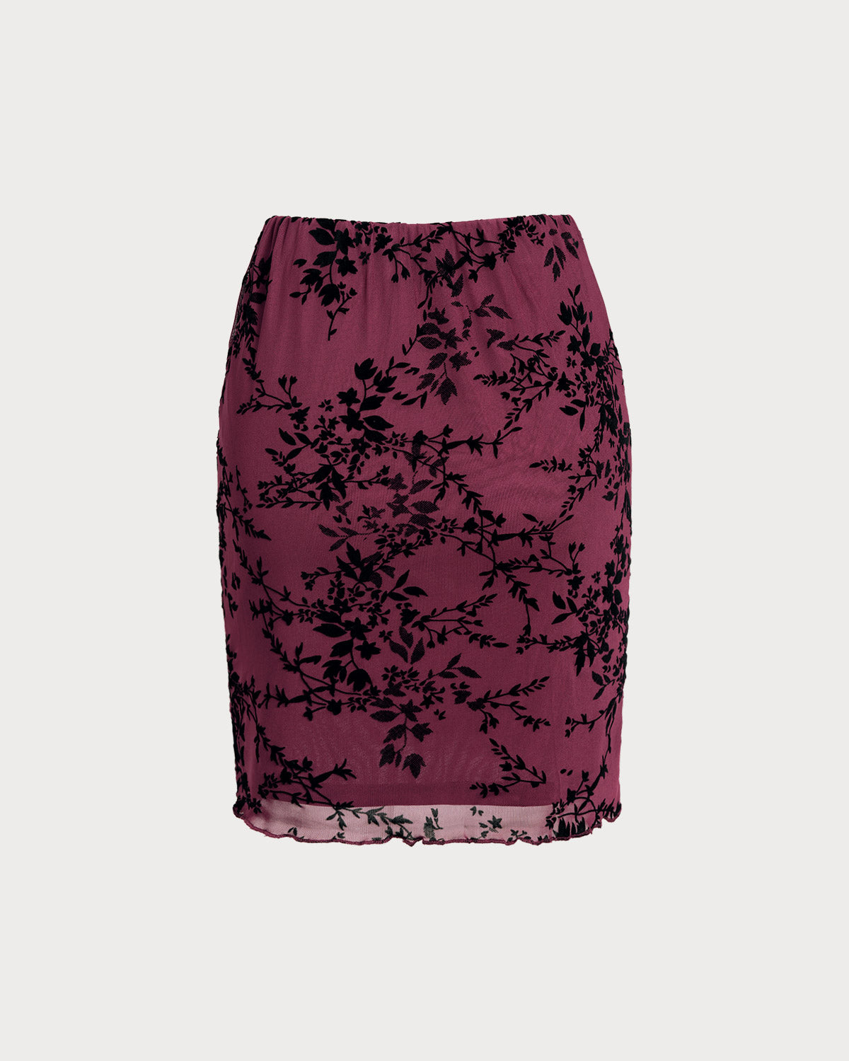Women's Knitted Polyester Skirt Bottoms - RIHOAS