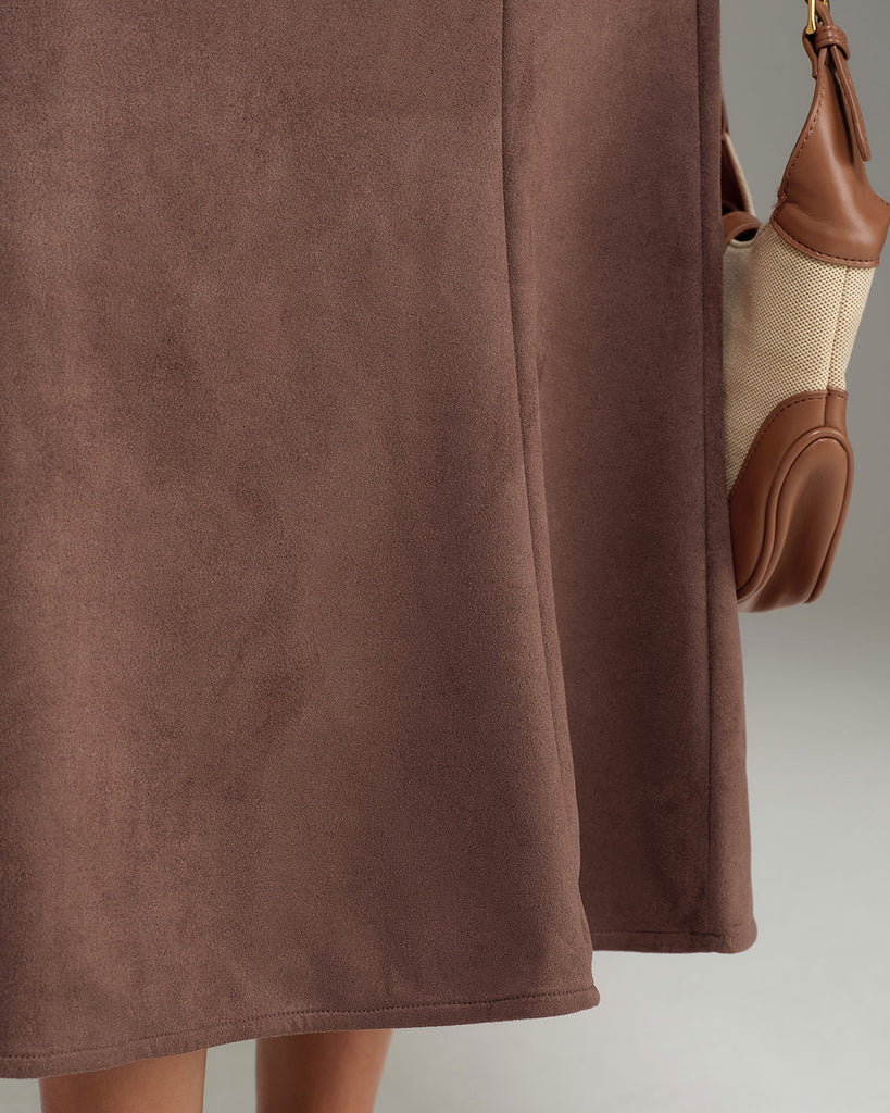 Women's Knitted Polyester Skirt Bottoms - RIHOAS