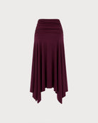 Women's Knitted Polyester Skirt - RIHOAS - 02