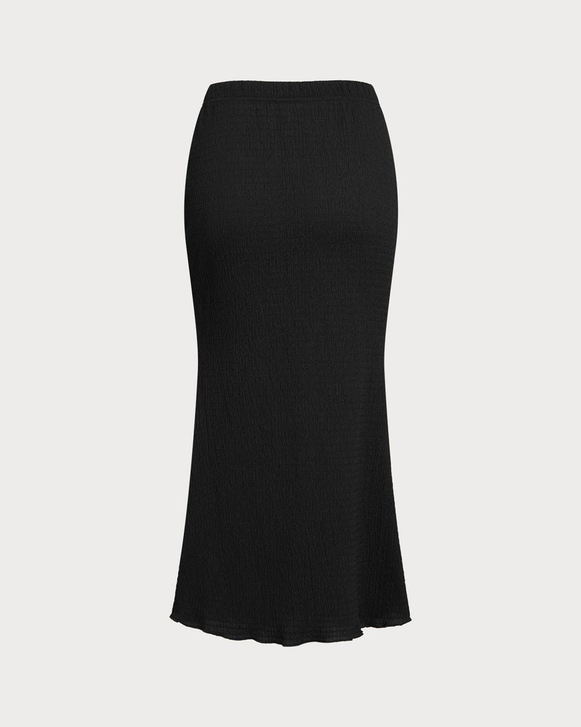 Women's Knitted Polyester Skirts Bottoms - RIHOAS
