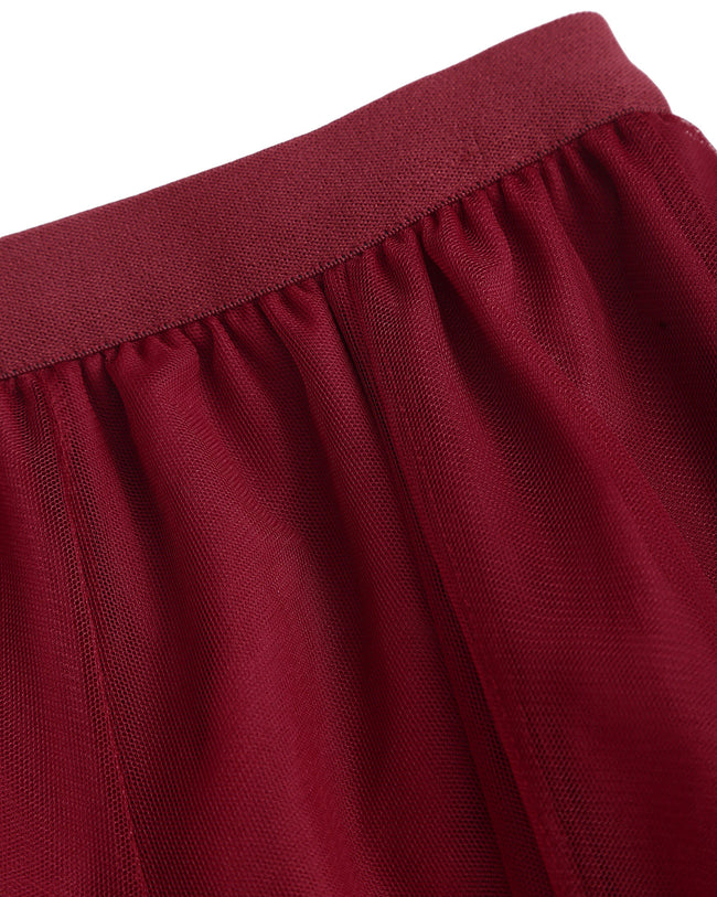 Women's Knitted Polyester Skirts Bottoms - RIHOAS