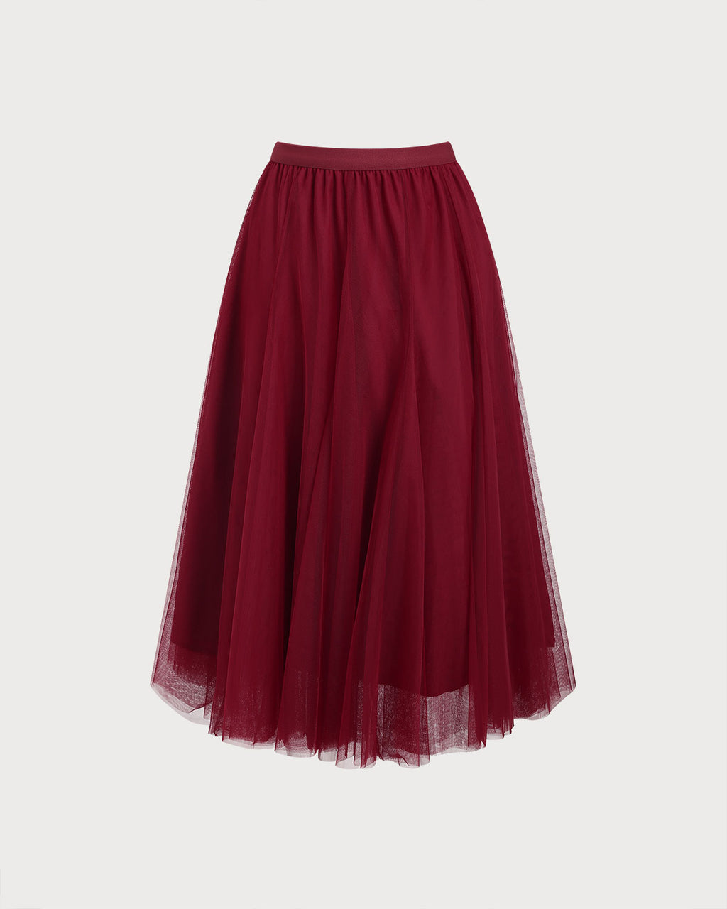 Women's Knitted Polyester Skirts Red Bottoms - RIHOAS