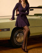 Women's Knitted Polyester Sweater Dress - RIHOAS