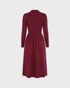 Women's Knitted Polyester Sweater Dress - RIHOAS - 02
